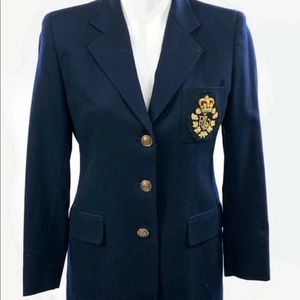 Stunning Authentic Ralph Lauren Navy Blazer!